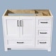 preview thumbnail 2 of 10, Solid Wood 42" Single Bathroom Vanity Base Only