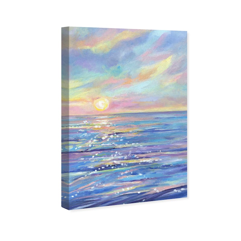 Wynwood Studio Canvas Nautical and Coastal Milky Pastels Pink and Nautical & Coastal Wall Art Canvas Print