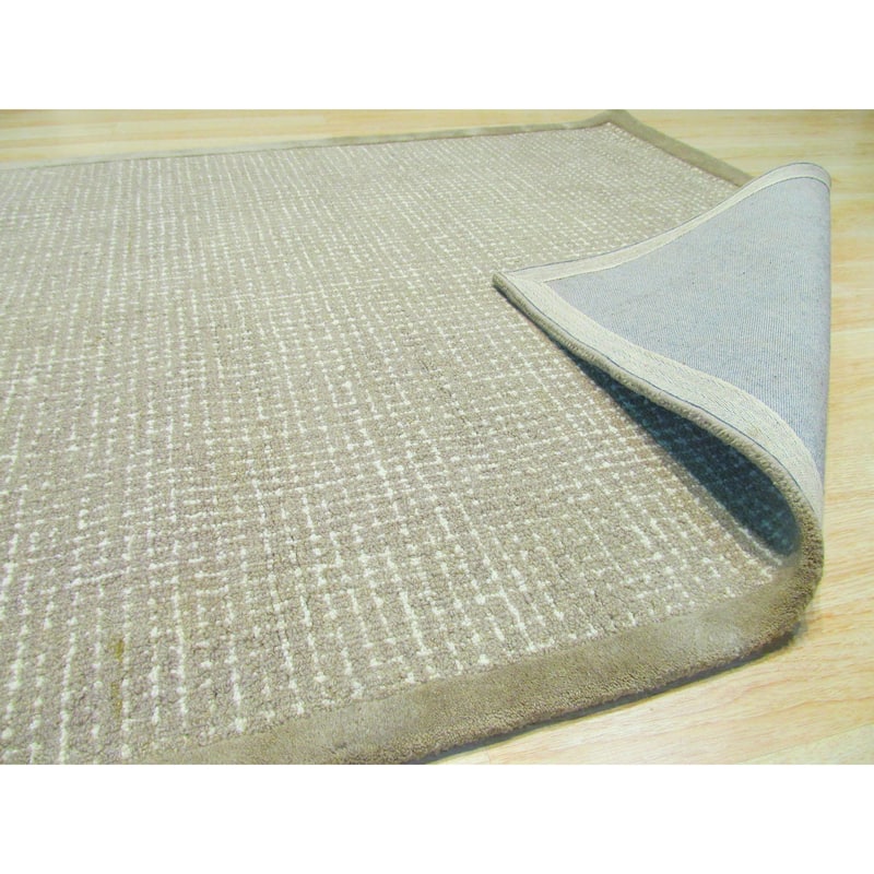 Brown Transitional Geometric Timothy Area Rug - 5' x 8'