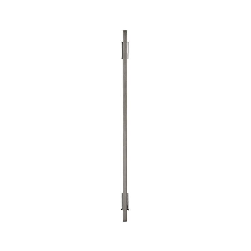 Urbanite 10-1/16 in (256 mm) Center-to-Center Polished Chrome/Black Chrome Cabinet Pull - 10.0625