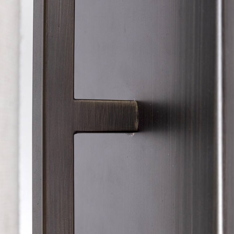 Smithe I 9x13 Black Toned Metal Cream Lampshade Wall Sconce - 9.0L x 13.0W x 9.0H