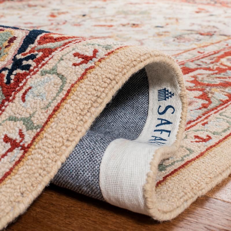 SAFAVIEH Handmade Chelsea Roseline French Country Wool Rug