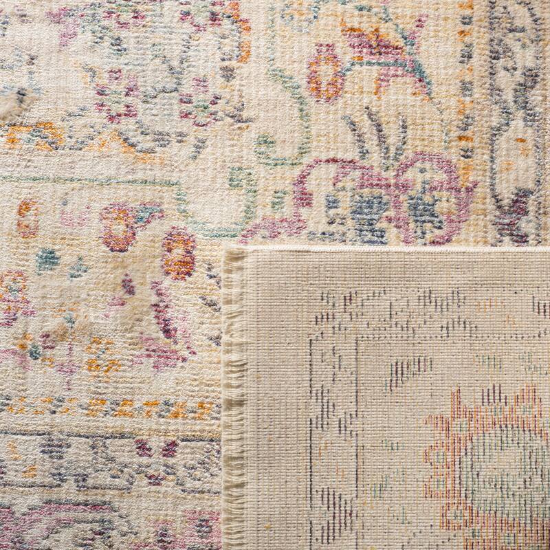 SAFAVIEH Illusion Alisa Vintage Boho Oriental Viscose Rug with