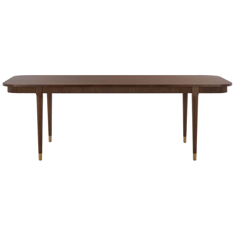 SAFAVIEH Couture Kaylenne 90-inch Ribbed Apron Dining Table - 90"W x 39"D x 30"H