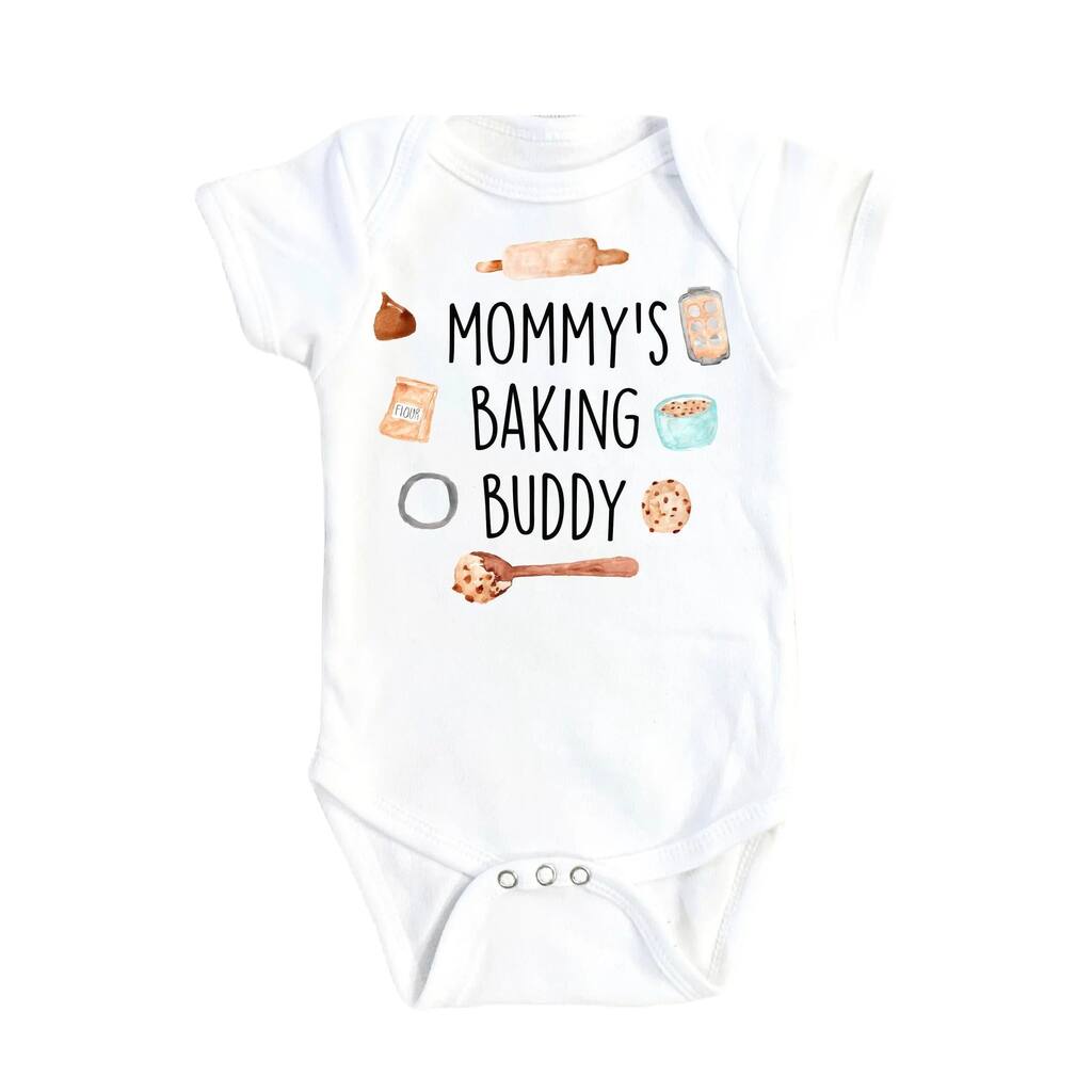 Baking Buddy Cookie - Baby Boy Girl Clothes Infant Bodysuit Funny Cute Newborn