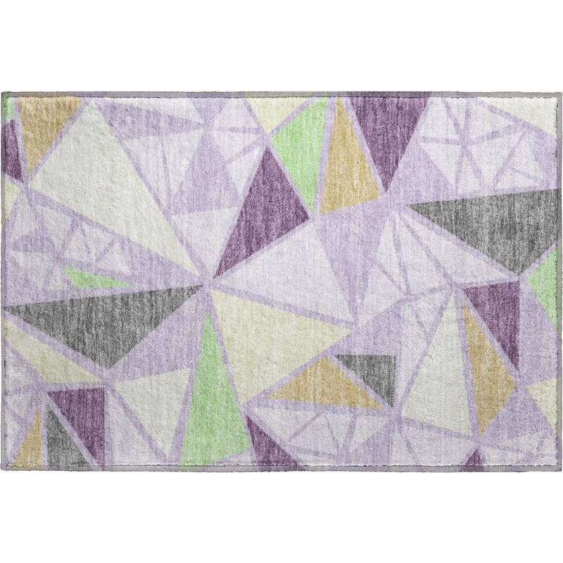 Premium Washable Super Soft Contemporary Mosaic Mayfield Rug