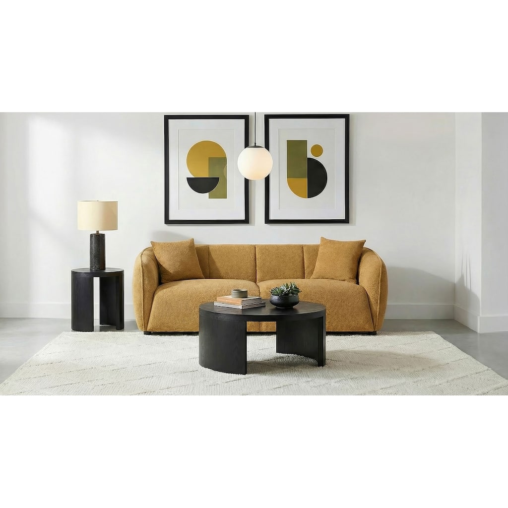 Aleisha Upholstered Channel Back Sofa