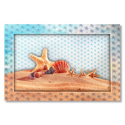 Matashi 5D Multi-Dimensional Wall Art - Custom Made Starfish Wall Art Print