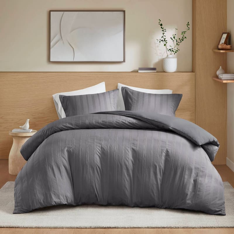 Chelsea Square Logan Woven Striped Duvet Set