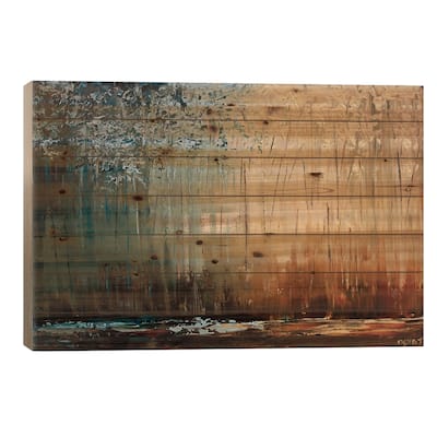 Wonder Print On Wood by Osnat Tzadok - Multi-Color
