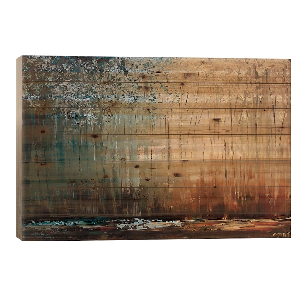 Wonder Print On Wood by Osnat Tzadok - Multi-Color