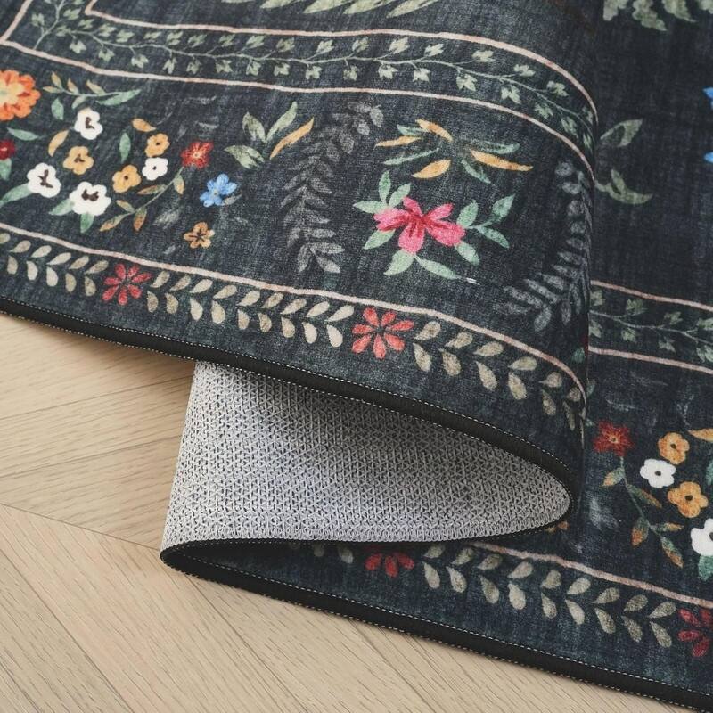 Kitchen Runner Rug Non Slip 2'x10' Long Washable Rugs - 120"L x 24"W
