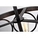 preview thumbnail 15 of 23, Warehouse of Tiffany Shacer 3-light Hoop Design Ceiling Lamp