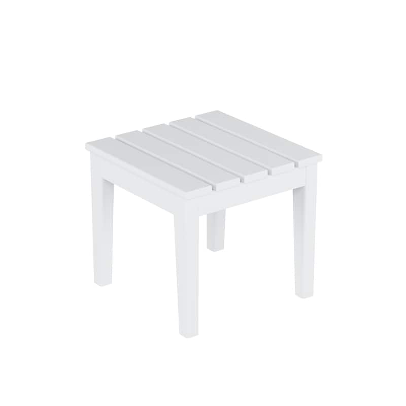 Polytrends Laguna Outdoor Patio 4-Piece Garden Chair and Porch Bench Conversation Set