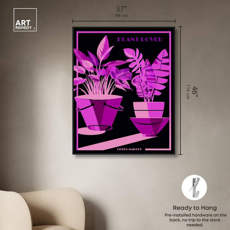 Plant Lover Canvas by Art Remedy