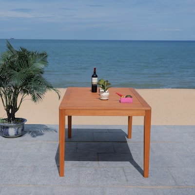 SAFAVIEH Outdoor Living Wilming 5-Piece Natural/Beige Dining Set