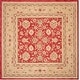 preview thumbnail 14 of 170, SAFAVIEH Anatolia Angeline Traditional Oriental Hand-spun Wool Rug 8' Square - Red/Ivory - Square