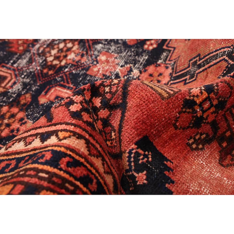 ECARPETGALLERY Hand-knotted Antalya Vintage Dark Copper Wool Rug - 4'3 x 7'5