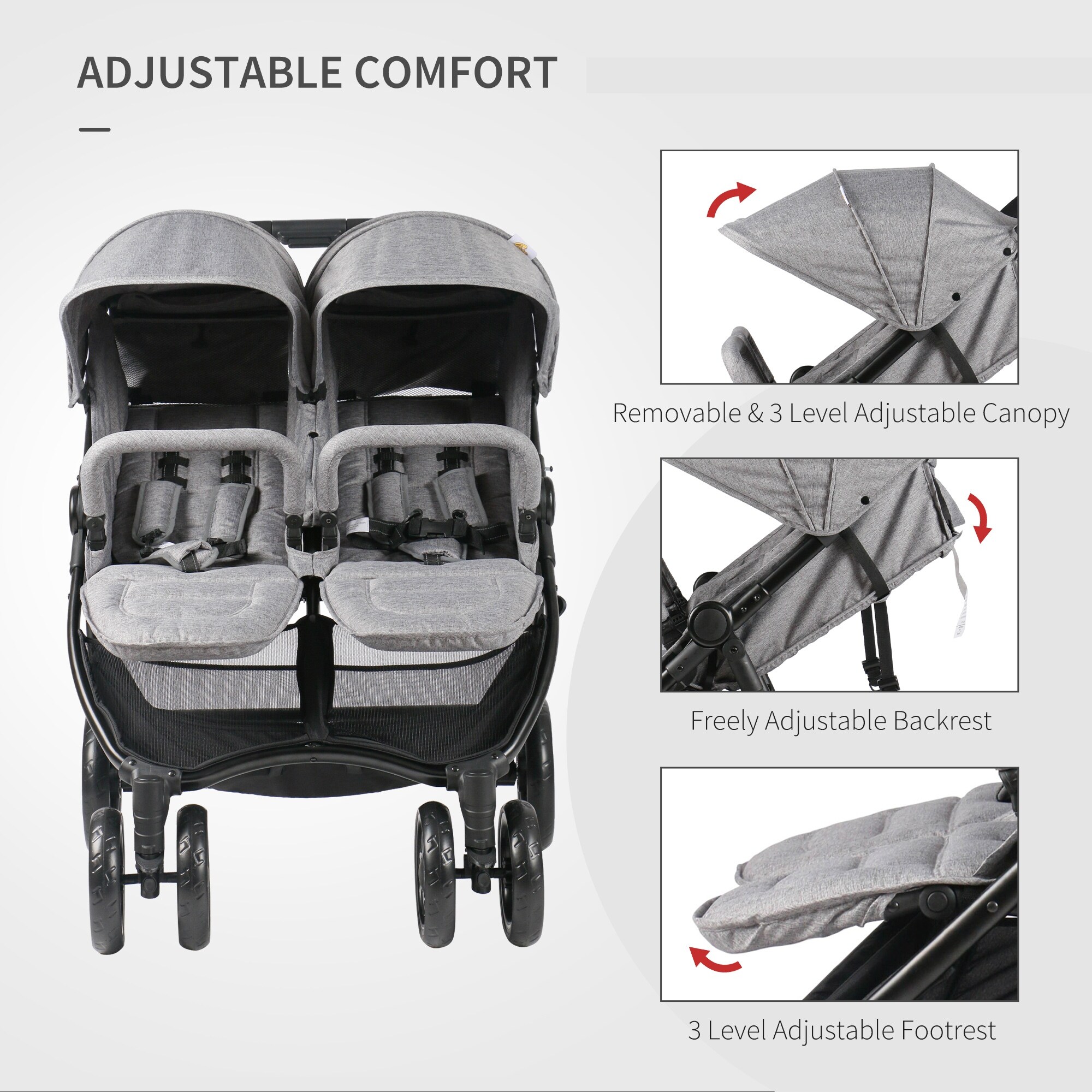 Bed bath and beyond double stroller best sale
