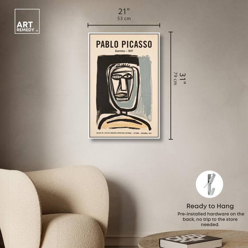 Head of Guernica Canvas by Art Remedy