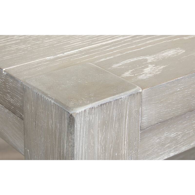 Magnussen Home Burgess Calico Grey Rectangular Sofa Table - 64''W x 17''D x 29''H