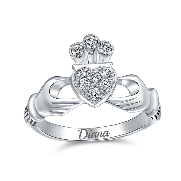 BFF Celtic Irish Friendship Couples Promise Heart Locket Claddagh Ring For Men For Women Oxidized 925 Sterling Silver BFF Celtic Irish Friendship Couples Promise Heart Locket Claddagh Ring For Men For Women Oxidized 925 Sterling Silver