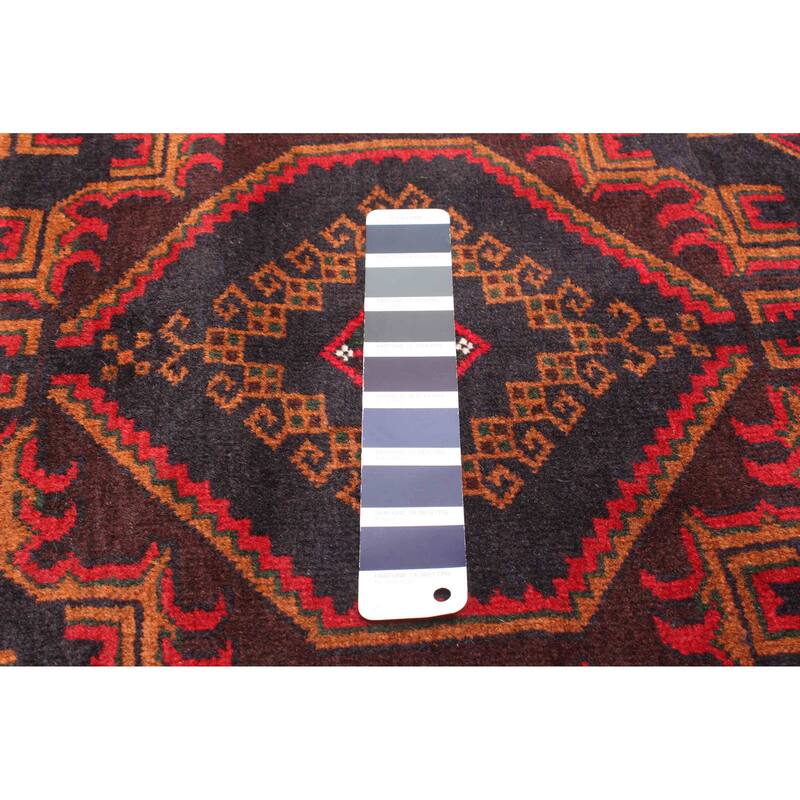 ECARPETGALLERY Hand-knotted Teimani Dark Navy Wool Rug - 3'10 x 6'7