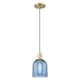 Option Blue / Antique Brass
