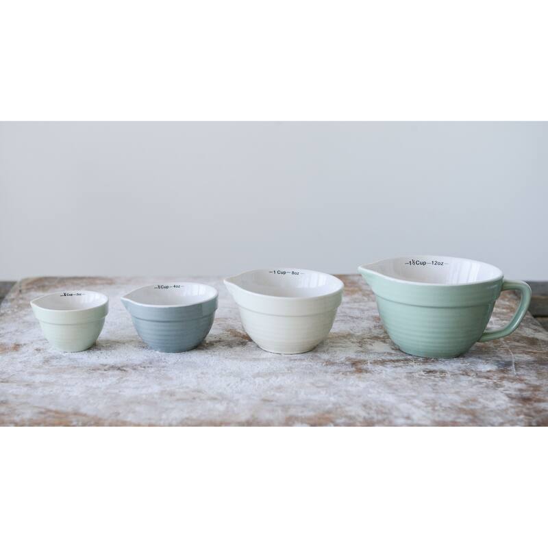 Batter Bowl Shaped Measuring Cups (Set of 4 Sizes)
