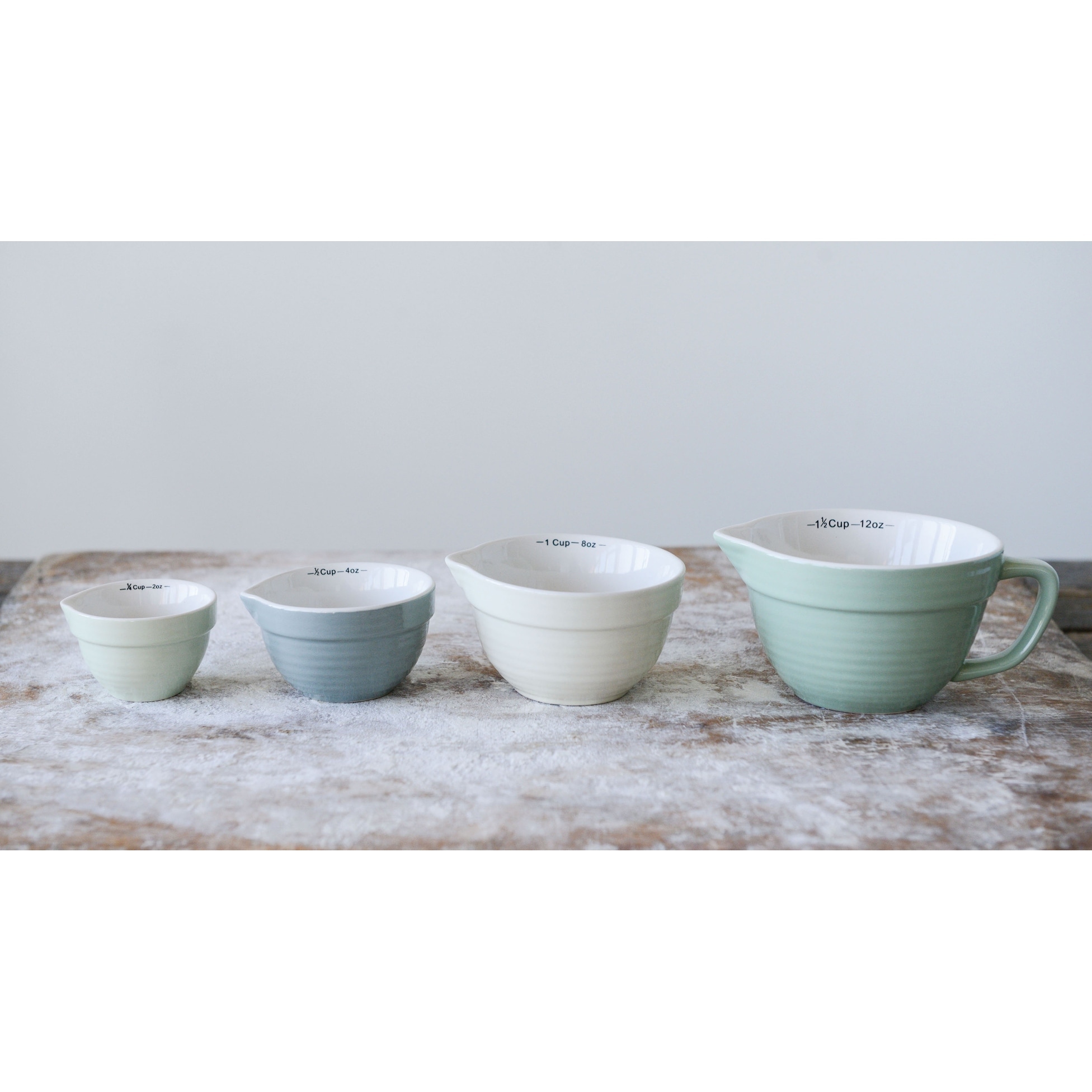 Batter Bowl Shaped Measuring Cups (Set of 4 Sizes)
