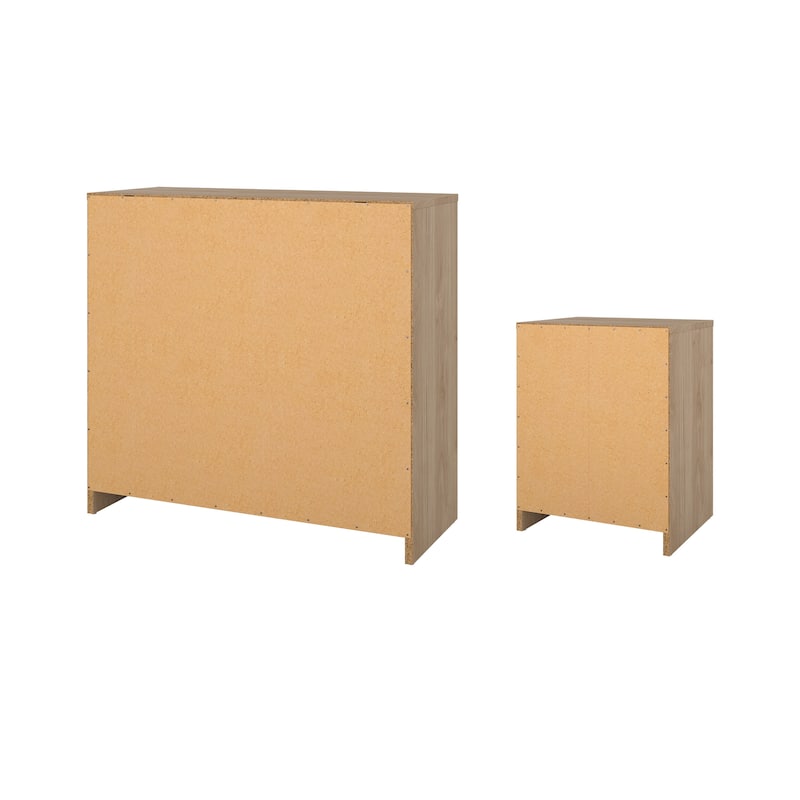 Porch & Den Zoe 2-Piece Bedroom Set - Nightstand And Chest