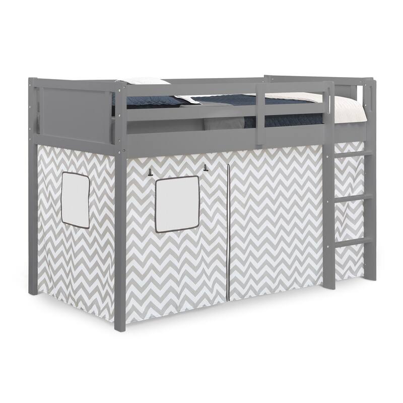 Loft Bed Tent - Curtain Set For Twin Loft Bed (Bed Sold Separately)