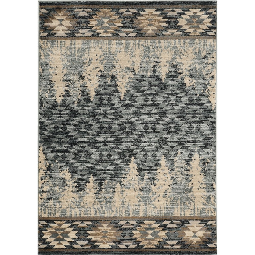 Porch & Den Pines Ivory Bear Rug