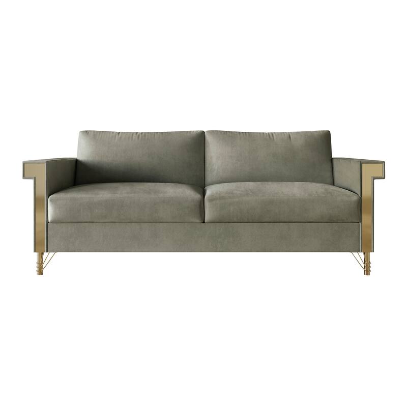 CraftPorch Luxurious Velvet Upholstered 3-Piece Living Room Set