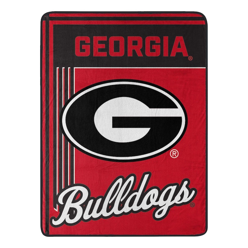 NCAA Georgia Bulldogs 46" x 60" Microfiber Throw Blanket