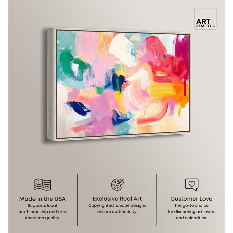 Pigment Play I Canvas by Art Remedy