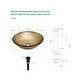 preview thumbnail 25 of 28, Artistic Tempered Glass Vessel Bathroom Sink with Faucet and Pop-up Drain