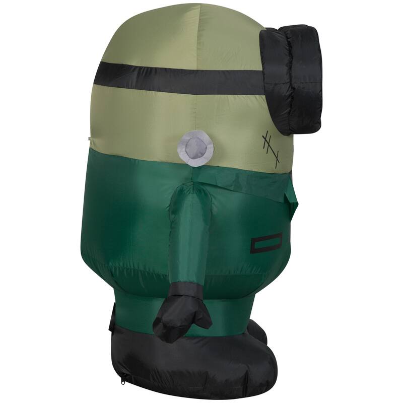 Gemmy Airblown Monster Minion FrankenBob Universal, 3 ft Tall, Multi