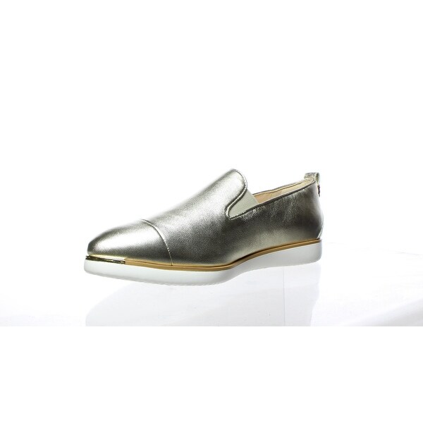 cole haan gold loafers