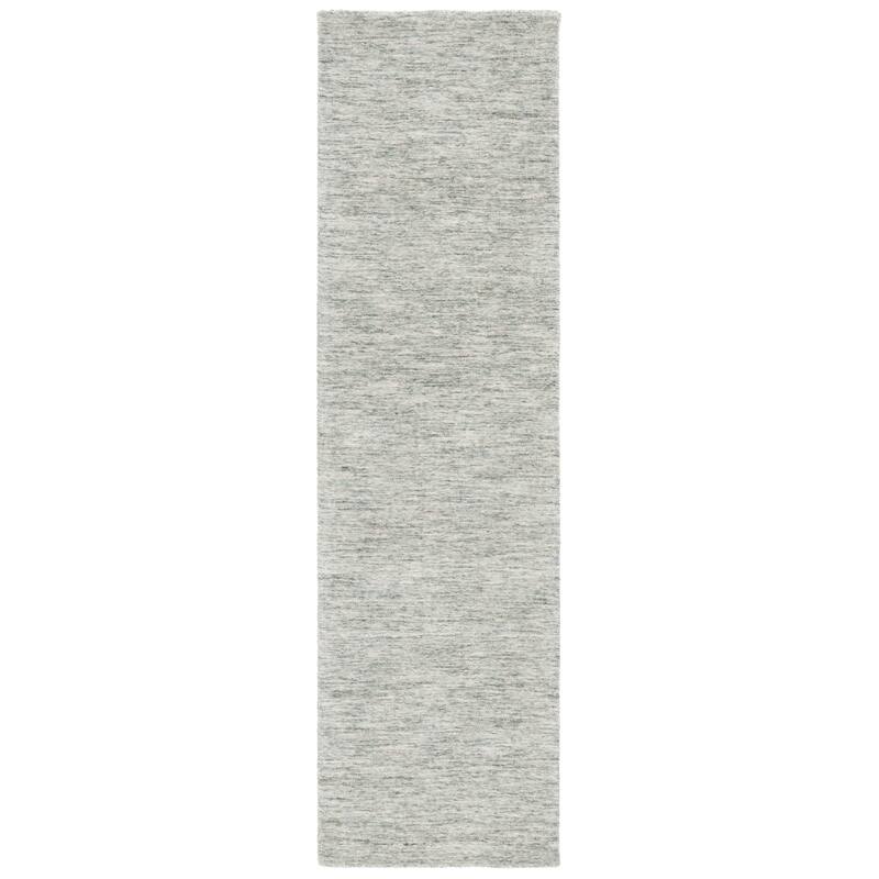 SAFAVIEH Handmade Himalaya Kalahari Solid Wool Rug - 2'3" x 8' Runner - Teal