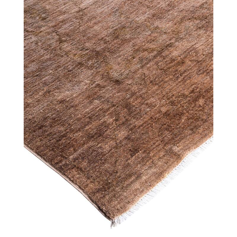 Vibrance One-of-a-Kind Hand-Knotted Area Rug - Beige, 8' 10" x 8' 10" - 8' 10" x 8' 10"