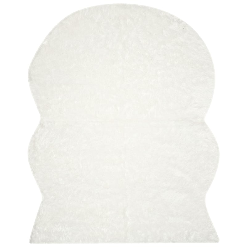 SAFAVIEH Faux Sheep Heleri Mellisa Shag Solid Rug - 8' x 10' - Ivory