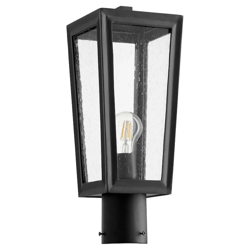 Quorum International Bravo 17" Tall Outdoor Single Head Post Light - Noir