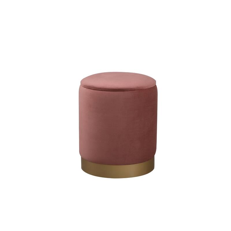 14-Inch Round Storage Ottoman