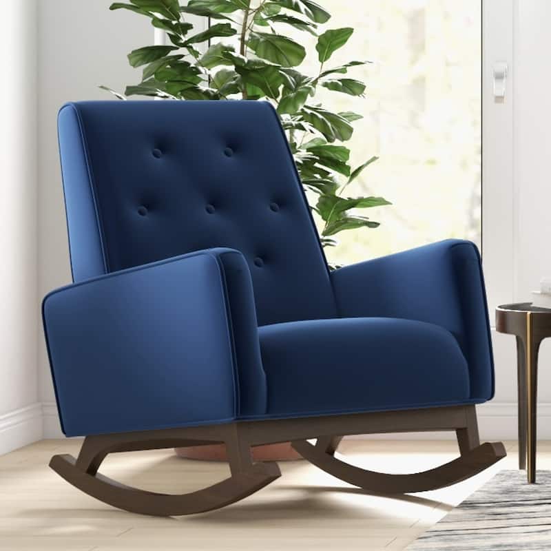 Westham Modern Indoor Nursery Rocking Armchair for Bedroom and Livingroom