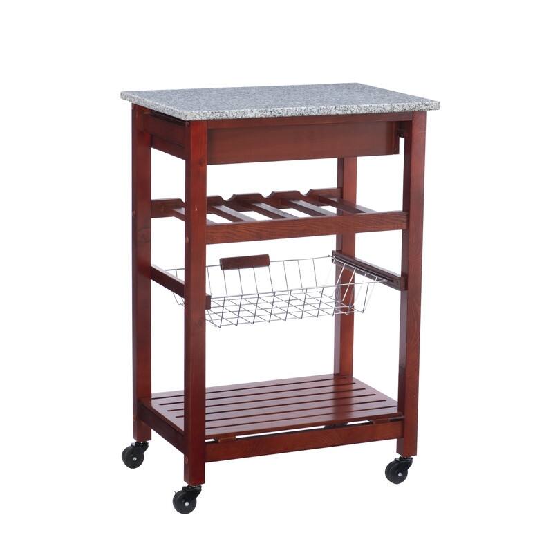 Jake Compact Mobile Rolling Kitchen Cart