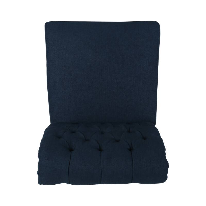 Broxton Tufted Rolltop Dining Chairs (Set of 2) by Christopher Knight Home