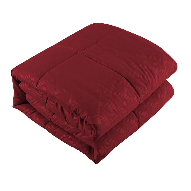 10-piece Solid Color Microfiber Comforter and Sheets Set