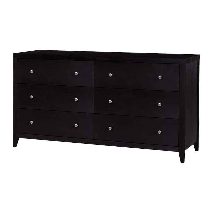 Dana 60 in. W Rectangular Wood 6 Drawer Dresser