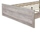 preview thumbnail 8 of 17, Rustic Full Pine Platform Bed Frame with Natural Wood Look